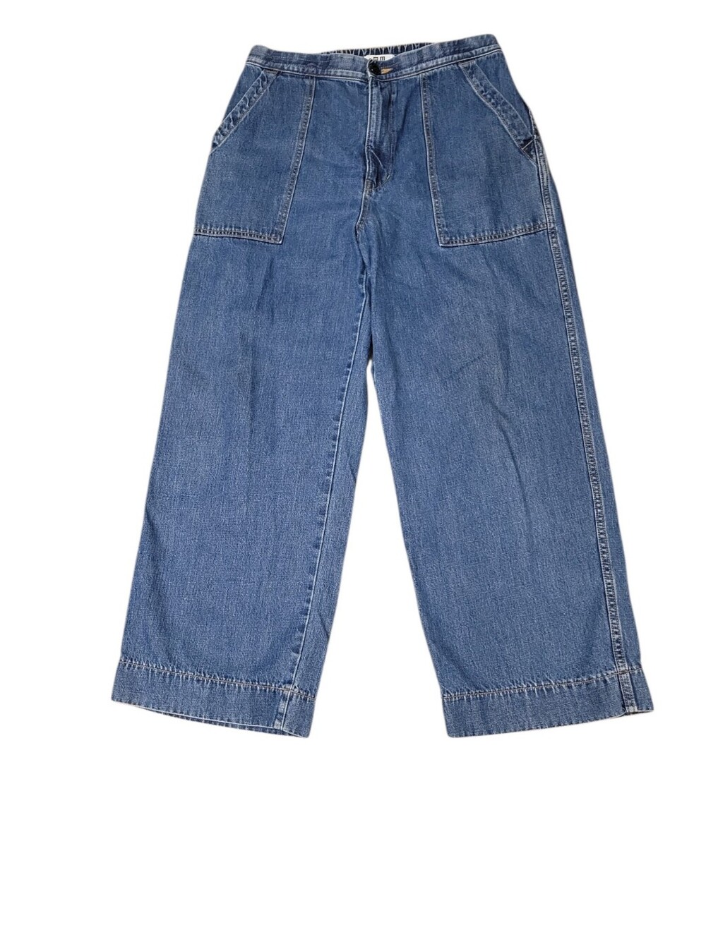 Uniqlo Wide Leg High Rise Stretch Jeans
